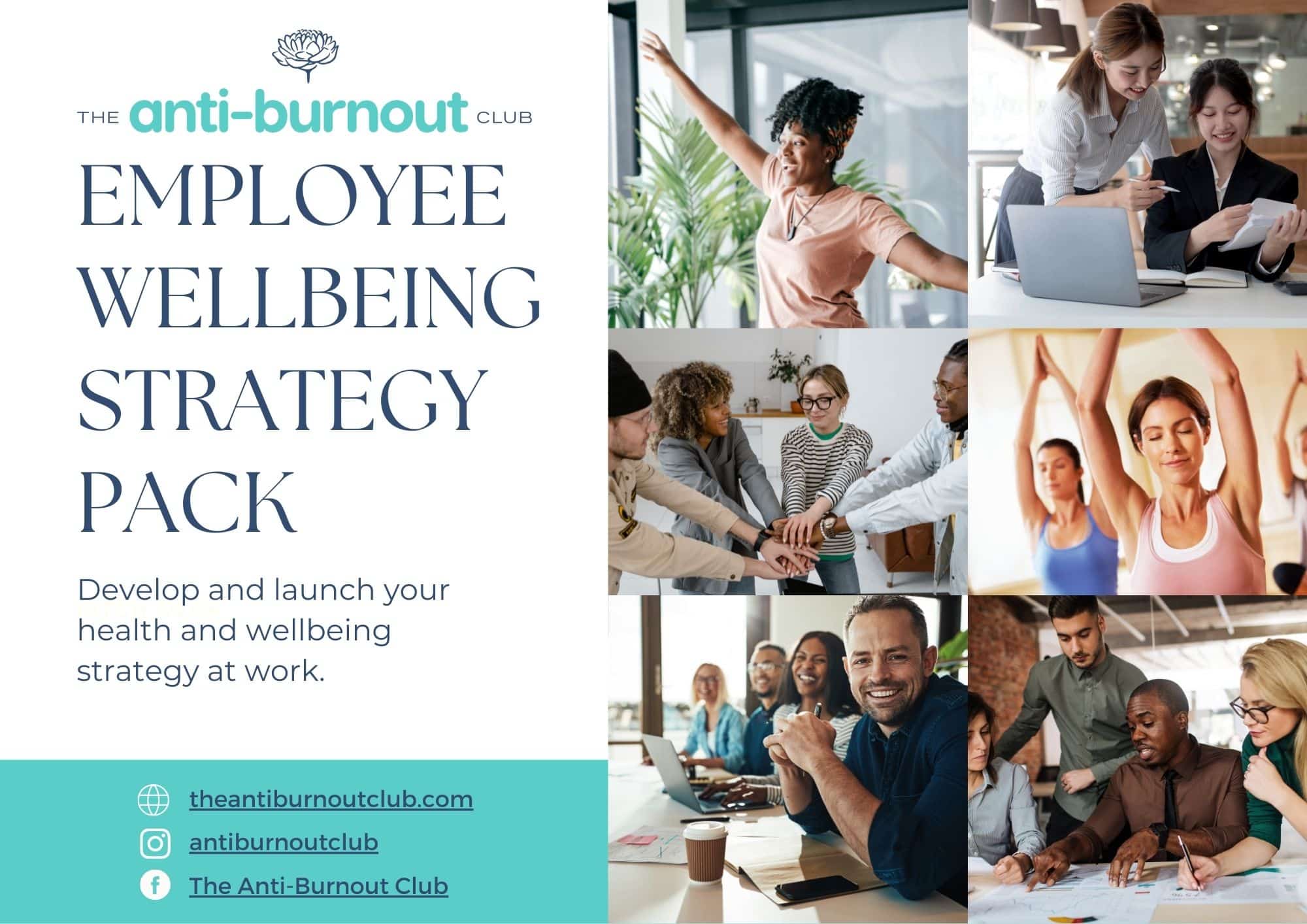 Download free employee wellbeing strategy template and pack